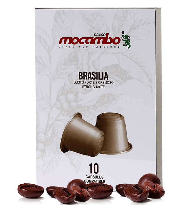 Mocambo Brasilia Kapseln Nespresso® kompatibel - 10 Stück