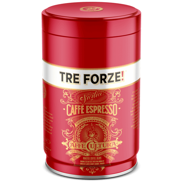 Tre Forze! Espresso Kaffee 250g Bohnen Dose