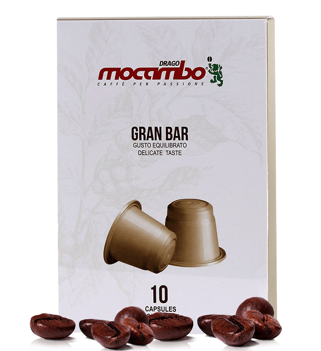 Mocambo Gran Bar Kapseln Nespresso® kompatibel - 10 Stück