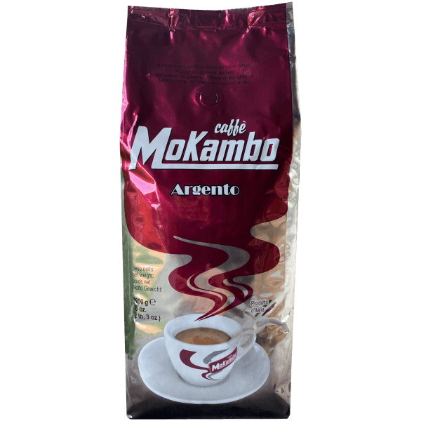 MoKambo Argento, Kaffee Espresso 1kg Bohnen