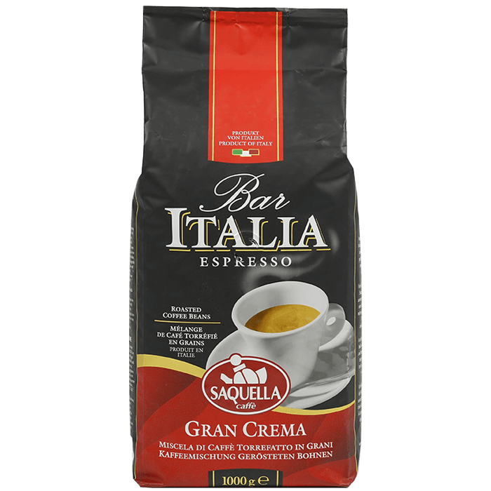 Saquella Espresso Bar Italia Gran Crema 1kg Bohnen