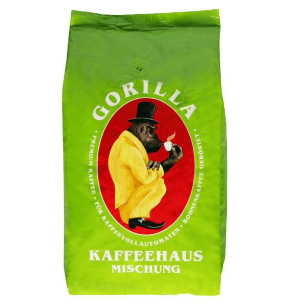 Gorilla Kaffeehausmischung 1kg Bohnen